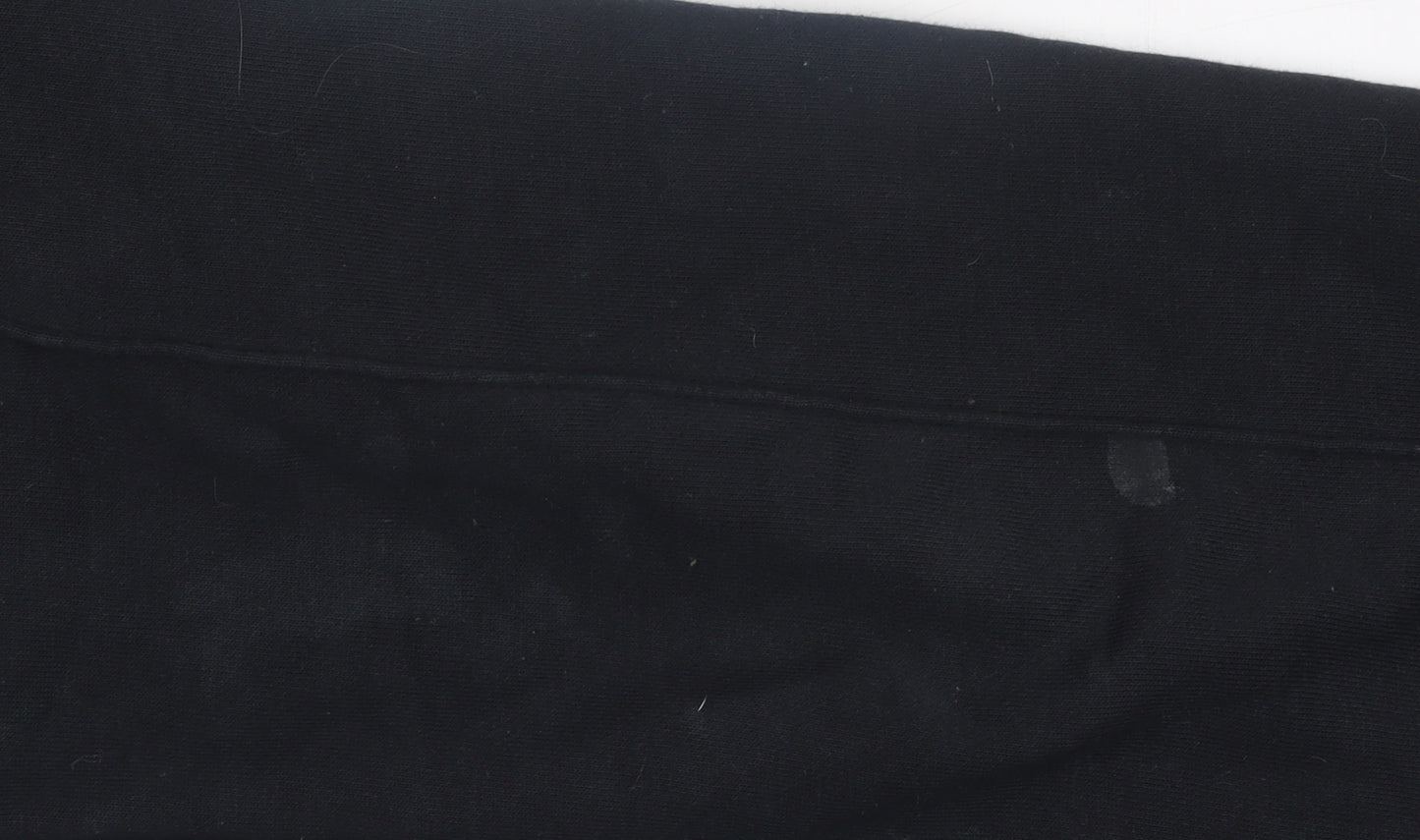 Nike Girls Black Jogger Trousers S Elastic Waist