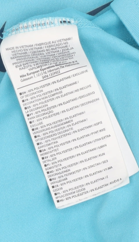 Nike Men's Blue 2XL Running Pullover with Zip