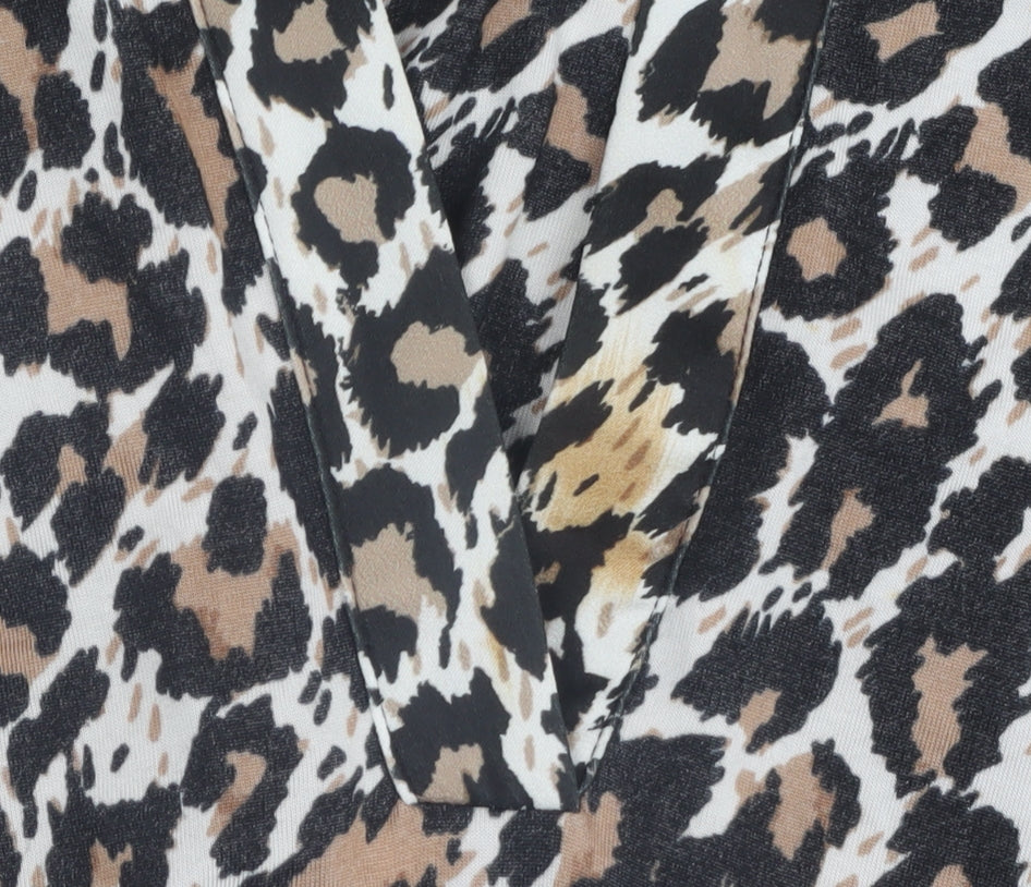 Next Women's Multicoloured Animal Print Blouse Size 16