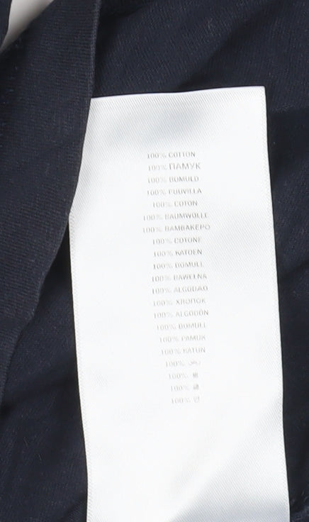 Ben Sherman Men's Blue Graphic Print T-Shirt L