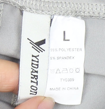 Yidarton Women's Grey Athletic Shorts L