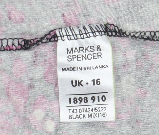 Marks and Spencer Women's Multicoloured Top Size 16