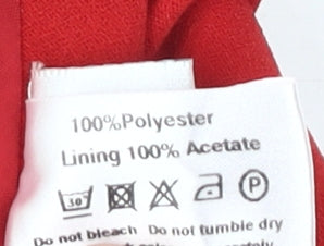 Roman Originals Women's Red A-Line Skirt Size 14