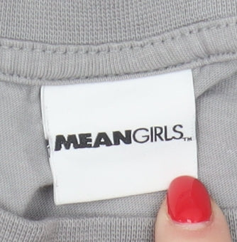 Mean Girls Women's Grey Size 10 T-Shirt Crew Neck