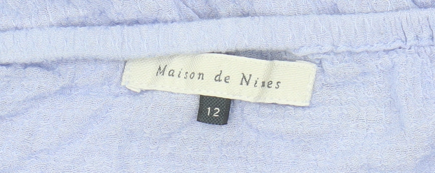 Maison de Nines Women's Blue Top Size 12