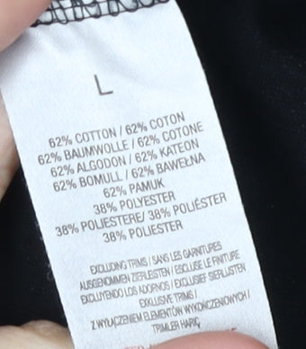 Pokémon Black Cartoon T-Shirt for Men Size L