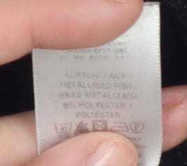 Miss Selfridge Women's Black V-Neck Shrug Size 10