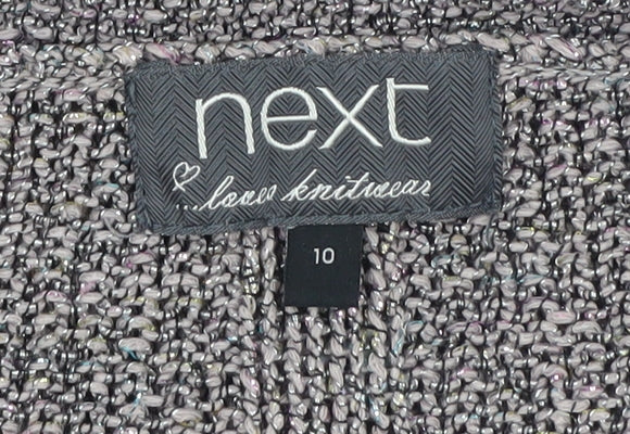Next Women’s Grey Heart Pullover Jumper Size 10