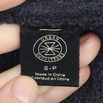 Urban Outfitters Women's Black Cardigan, Size S, Chunky-Knit