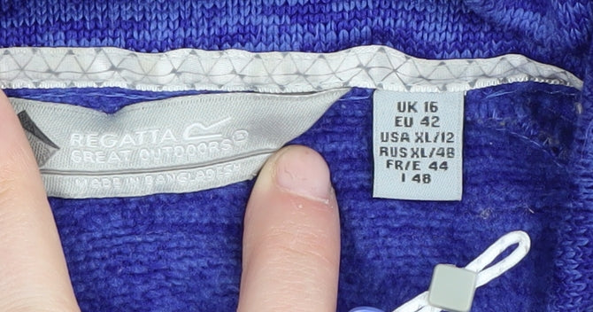 Regatta Women's Blue Soft Shell Jacket Size 16