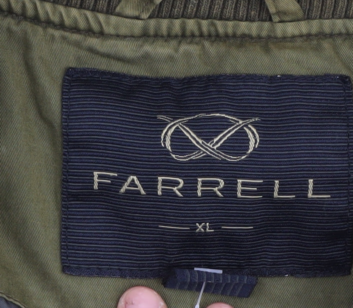 Farrell Men's XL Green Bomber Jacket Casual