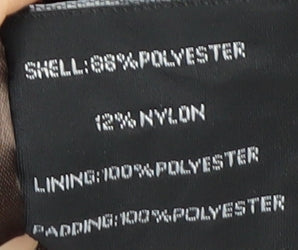 Eliza Gray Women's Brown Parka Jacket Size 14 Hooded