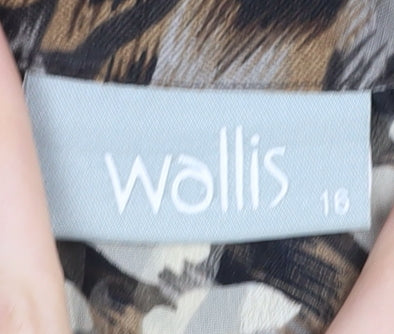 Wallis Women's Multicoloured Size 16 Blouse