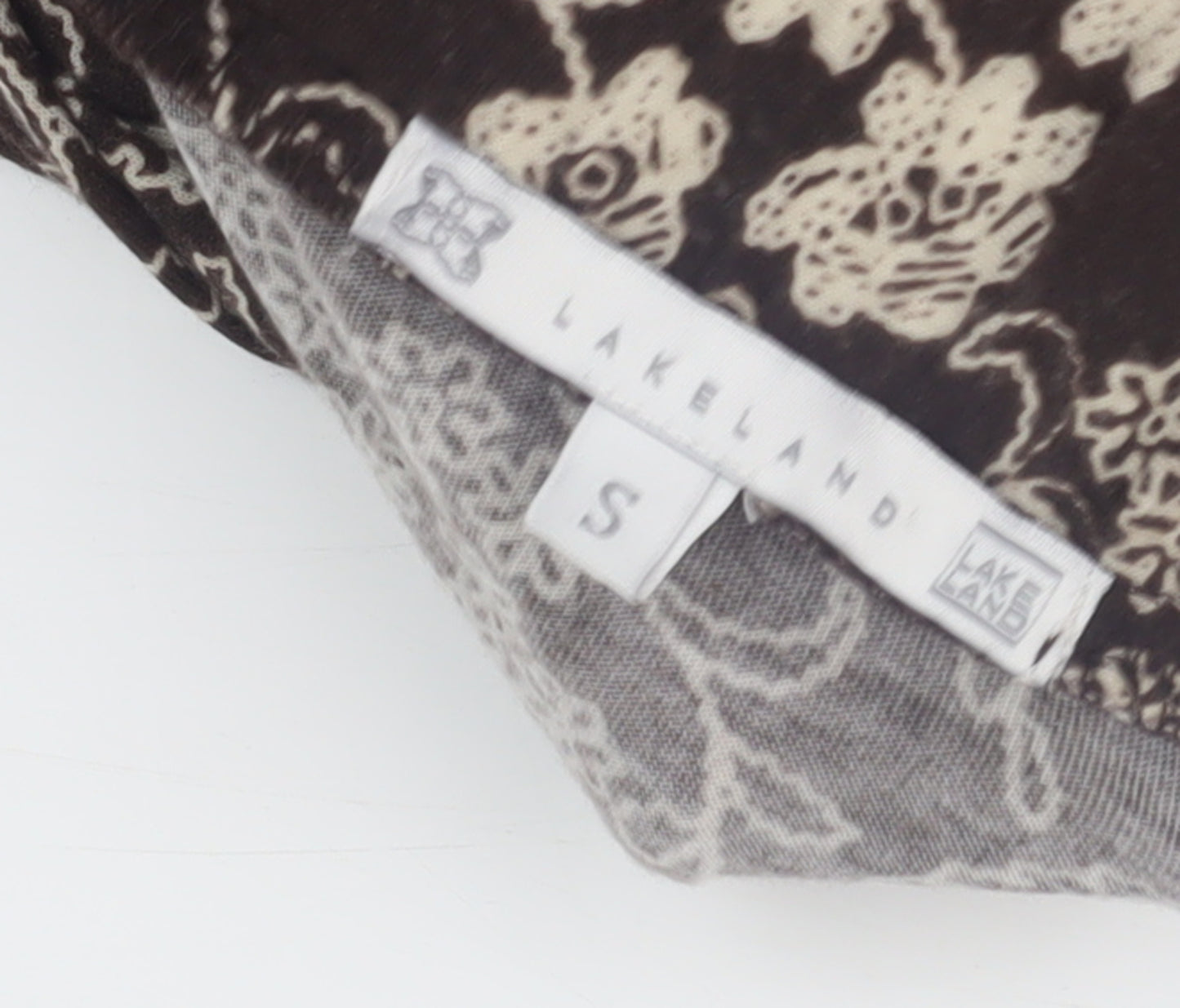 Lakeland Women's Black Floral Midi Skirt - Size S