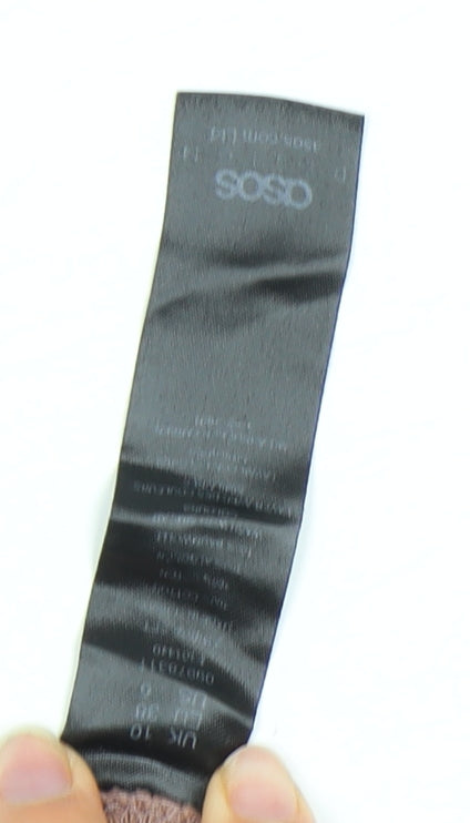 Women's Brown ASOS Pullover Sweatshirt, Crew Neck, L