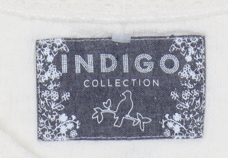 Marks and Spencer Women Ivory Size 10 T-Shirt