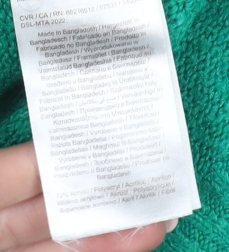 Vero Moda Women's Green Pullover Jumper M, Mock Neck, Casual