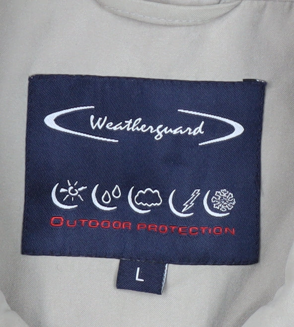 Weatherguard Men's Beige L Basic Jacket, Casual Outdoor