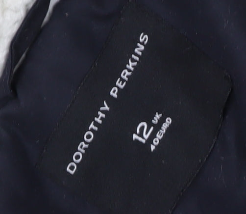 Dorothy Perkins Women's Black Parka Jacket Size 12