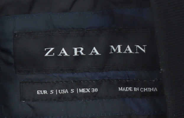 Zara Man Men's Camouflage Bomber Jacket S