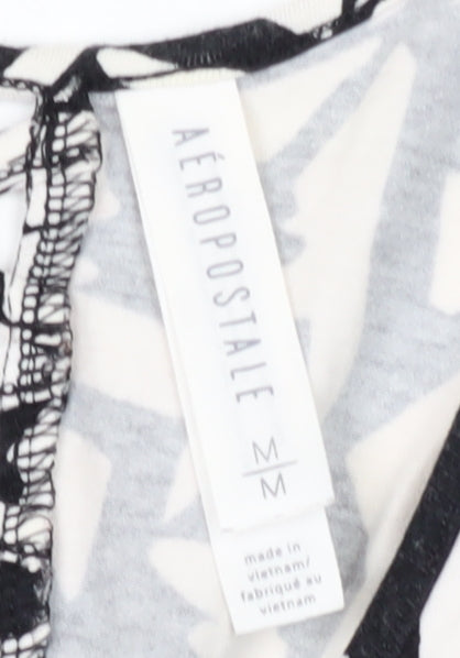 Aeropostale Women's Black Geometric Dress M