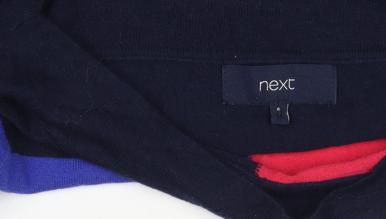 Next Women's Multicoloured Striped Boat Neck Jumper