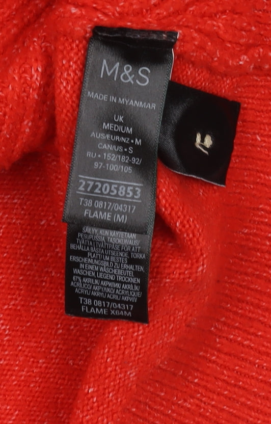 Marks and Spencer Women's Red Cardigan M