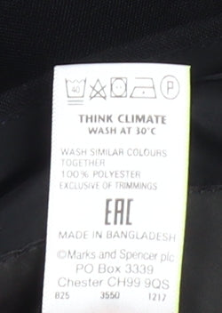 Marks and Spencer Men's Black Dress Pants Regular Fit