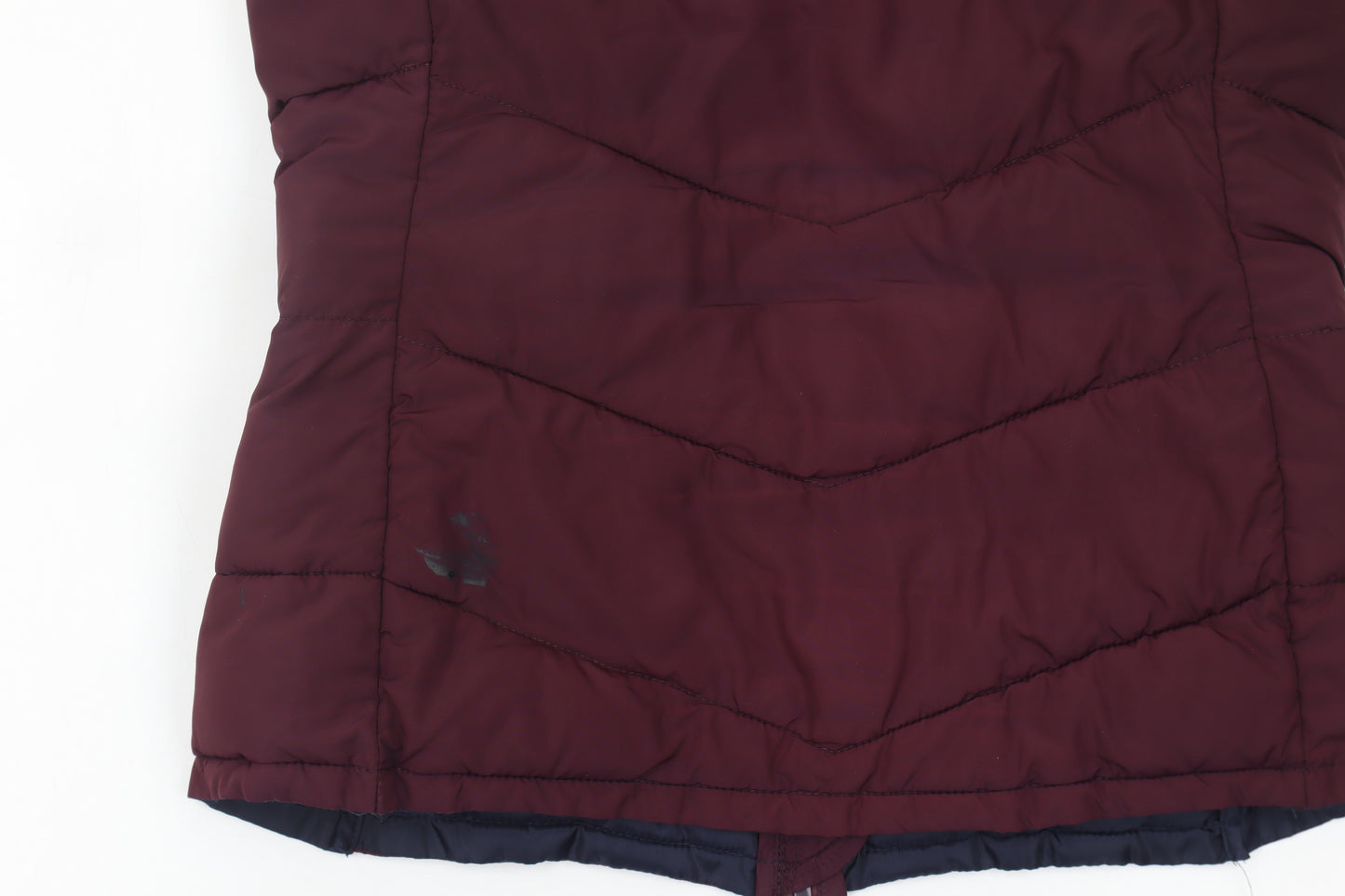 Joules Women's Red Puffer Waistcoat Size 14 Casual