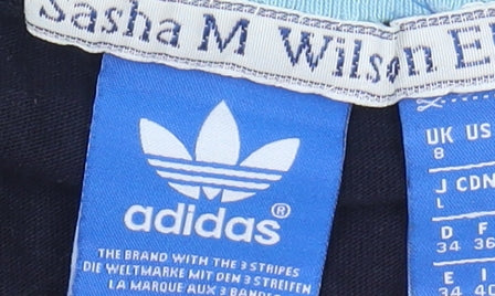 Adidas Women's Blue Ringer T-Shirt, Size M