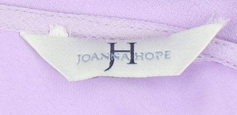 Joanna Hope Women's Purple V-Neck T-Shirt Size 18
