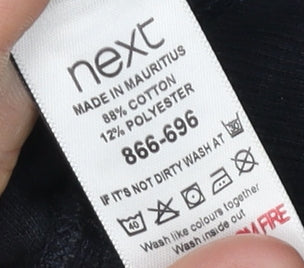 Next Men's Black Quilted Jacket Size S