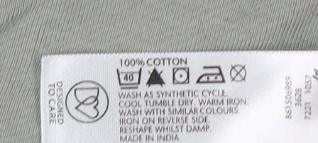 Benhams Women's Grey Long Sleeve V-Neck Blouse