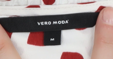 Vero Moda Women's White Wrap Dress M