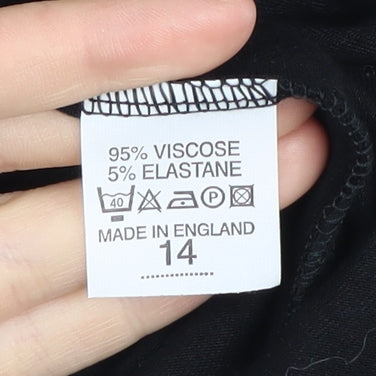 Nouvelle Collection Women's Black Shift Dress Size 14