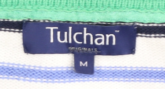 Tulchan Women's Multicoloured Striped Pullover Jumper M