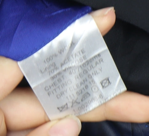 Daniel Hechter Men's Blue Regular Fit Suit Jacket 40R