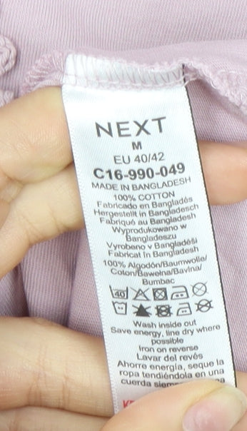 Next Pink Women’s Crochet Accent T-Shirt Size 12