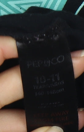 Avengers Black Panther Boys Black T-Shirt, Size 10-11 Years