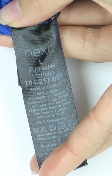 Next Women's Blue Long Sleeve Jersey Top - L