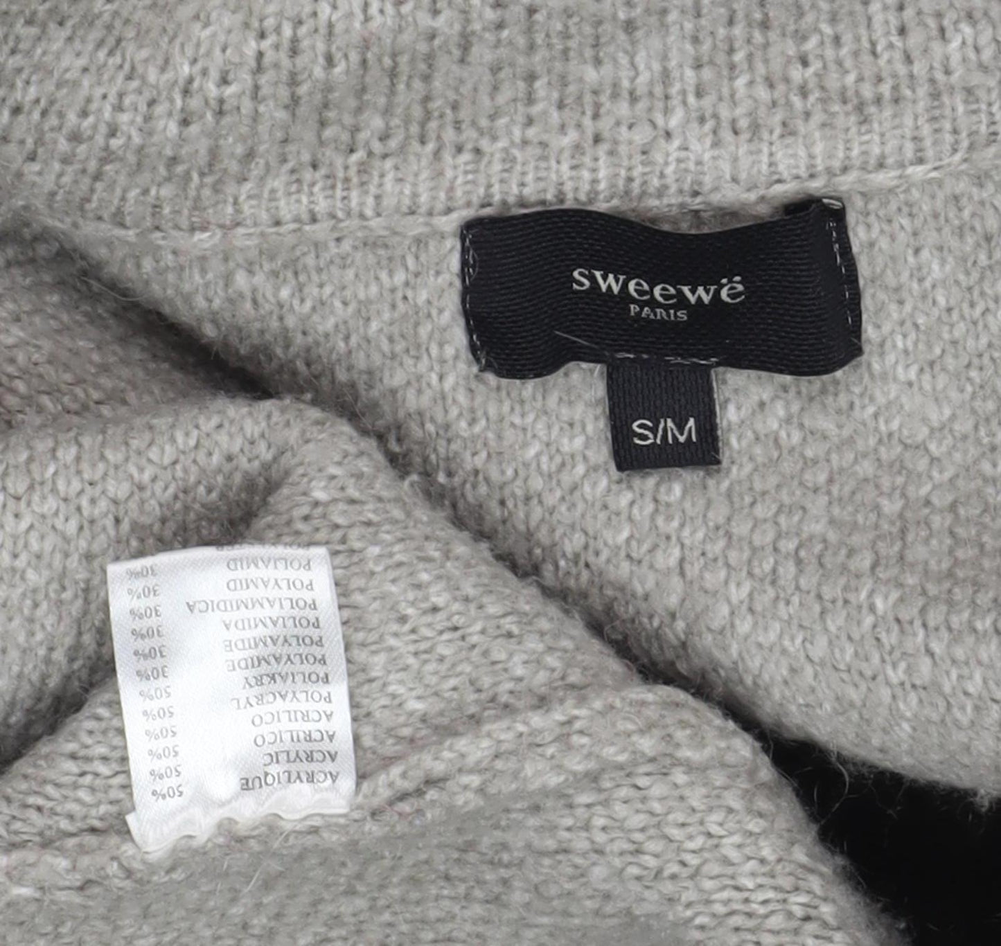 Sweewë Women's Grey Knit Coatigan in S