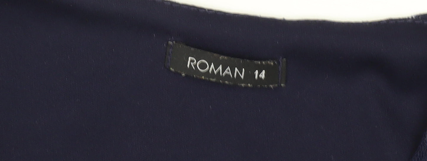 Roman Women’s Blue Tunic Blouse - Size 14