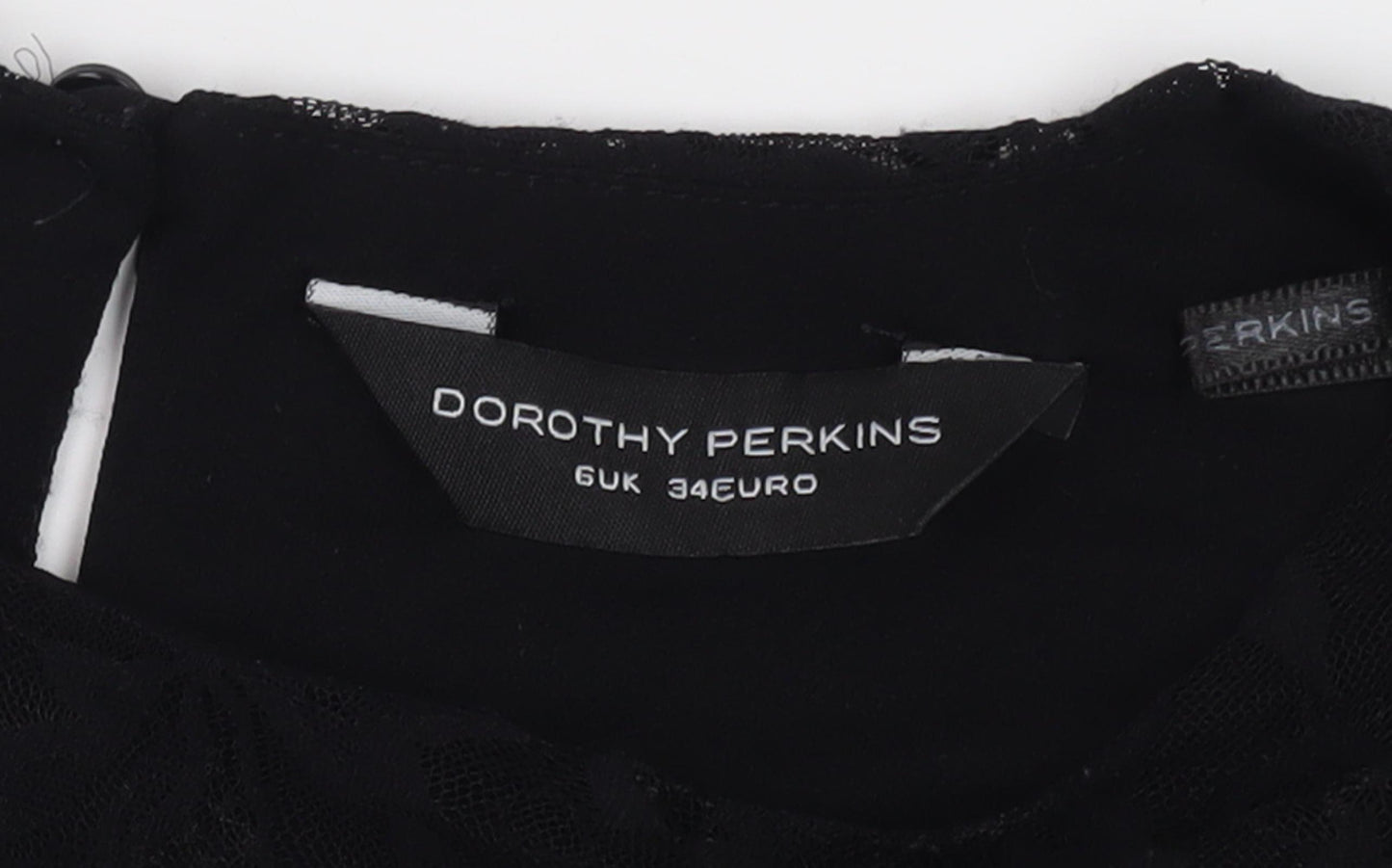Dorothy Perkins Black Dress for Women, Size 6
