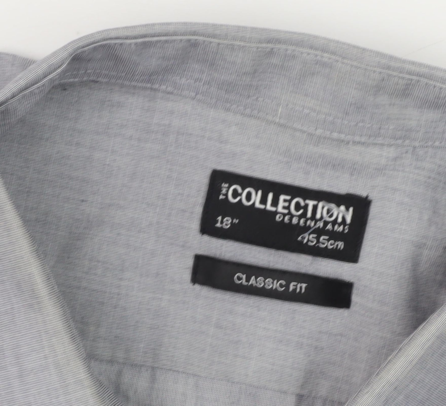 Men's Grey Classic Fit Dress Shirt - The Collection