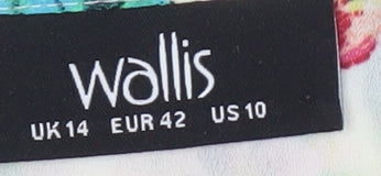 Wallis Womens Floral Sleeveless Blouse Size 14