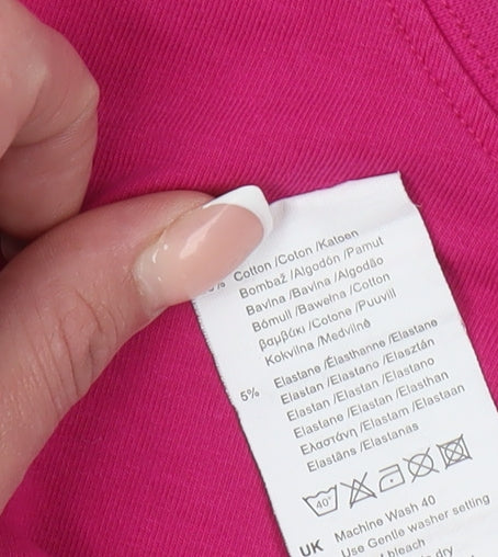 Karrimor Women's Pink V-Neck Cotton T-Shirt Size 12