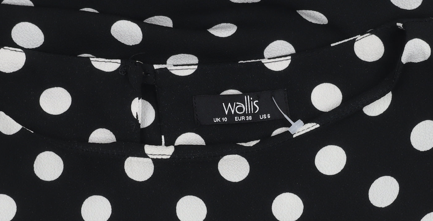 Wallis Women's Polka Dot Flared Sleeve Top
