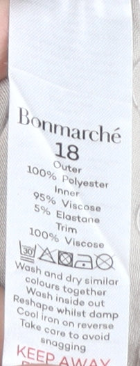 Bonmarché Women's Multicoloured Animal Print Top