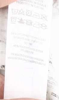 Marvel Women's White T-Shirt - Size 8, Casual Comic Style