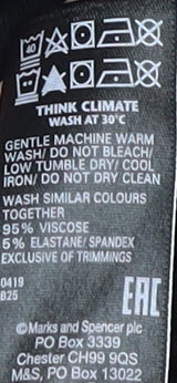 Marks and Spencer Women’s Black Dress, Long Sleeve, Size 6